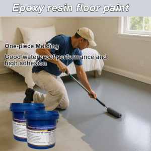 Epoxy color sand floor paint selfdraining upgrade molding paint