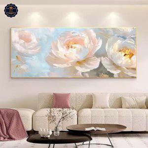Tranh Hoa Mẫu Đơn Thuần Khiết Tranh Canvas Tranh Tráng Gương Tranh Phòng Khách Tranh Phòng Ngủ
