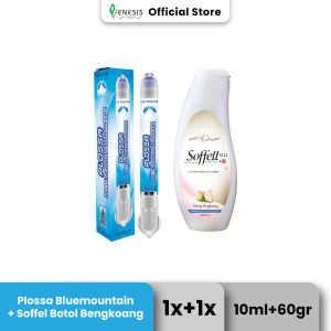Soffell Bengkoang 60gr & Plossa Bluemountain 10ml - Anti Nyamuk Anti Pusing