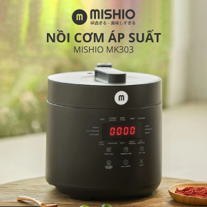 Nồi áp suất 1L (2.5L) đa năng MK303 Mishio - hàng chính hãng