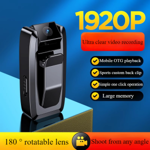 HD mini camera with portable shooting body worn camera thumb action camera dv mini wearable video recorder