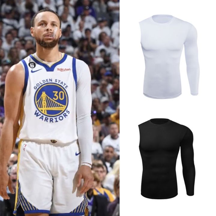 Men's One-Arm Tights NBA Curry Basketball Jersey Sports Fitness