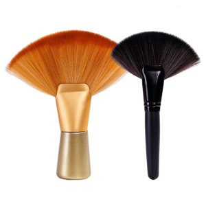 Neck Duster BrushProfessional Neck Cleaning Brush Haircut Hairdressing Duster Hair Cutting Brush Fan Shaped Sweep Brush