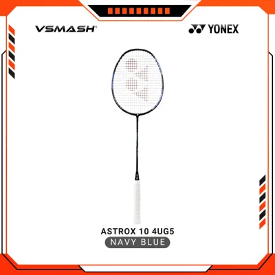 YONEX ASTROX 10 Badminton Racket 4UG5 Head Heavy Unstrung Racquet Medium Flex Power Raket AX10 [Free String & Grip]