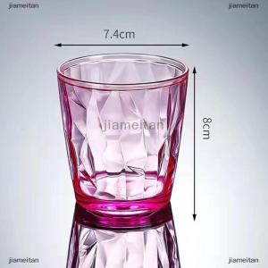 [COD] jiameitan แก้วน้ำดื่มอะคริลิคแตกแก้วน้ำดื่มแชมเปญเบียร์ใช้ซ้ำได้ไม่แตกหักปลอดภัยสำหรับงานปาร์ตี้