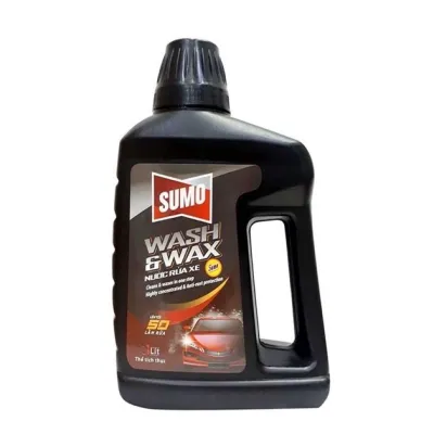 Nước rửa xe xà bông Sumo WASH & WAX rửa và dưỡng bóng cho xe . DOCHOIXEMAY