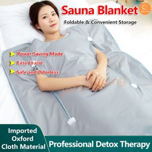 Infrared Sauna Blankets with Hands Exposed Professional Detox Therapy Weight Loss Sauna with Zip Ships next day or Within 2 weeks