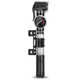UltralightMTB Bike Air Pump With Pressure Gauge Portable Bicycle Tire Inflator Hand Pump