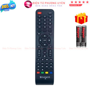 Remote điều khiển tivi SANCOH Mã 01 điều khiển TV SANCOH - Tặng kèm pin - Phương Uyên