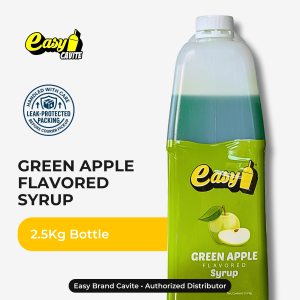 Easy Brand Green Apple Syrup 2.5kg - Fruit Tea & Slush Flavor Base for Negosyo [On Hand/Fast Ship]