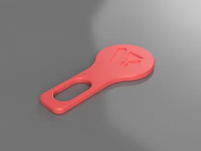 Shopping Cart Coin Singapore Keychain