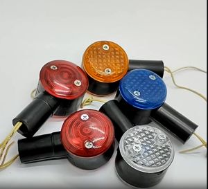 Jalu Stang Motor DRL LED 2 Mode Fungsi Sein Sen Motorcycle End Bar