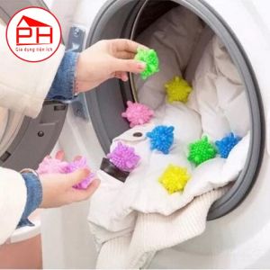 SET 10 Banh gai giặt đồ làm sạch quần áo bóng gai giúp quần áo giặt máy vải mềm và bớt nhàu