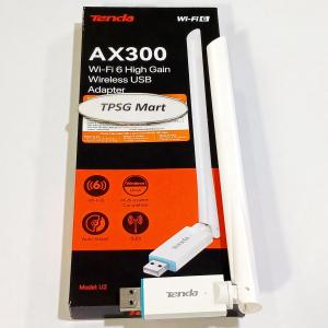 Usb thu Wifi Tenda AX300 Wifi 6 tốc độ 286Mbps Anten 6dBi liền (Auto install Driver)