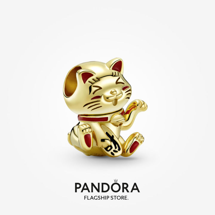 パンドラ Cute Fortune Cat Charm PANDORA Japan Cute Fortune Cat Charm 100% Authentic 14K Gold