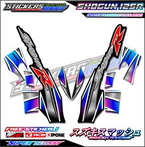 STRIPING VARIASI SUZUKI SHOGUN 125 R / STICKER LIST VARIASI MOTOR SHOGUN 125 R