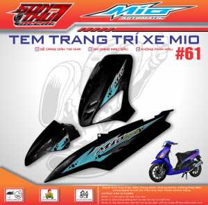 TEM XE MIO CLASSICO SPORT #61 (TEM IN 3 LỚP - SIÊU NÉT - SIÊU ĐẸP - SIÊU CUTE)