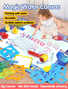H Water Canvas Extra Large Magic Drawing Board Painting Book Blanket