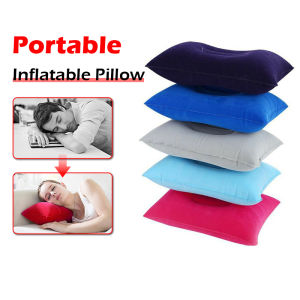 Bantal khemah Inflatable Pillow Travel Hiking Camping Air Pillow Nap Cushion Camp Beach Car Plane Bed Sleep Bantal Car Bantal Angin