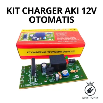 Kit Cas Aki 12 Volt Otomatis Cut Off Caharger Aki Otomatis 12 V
