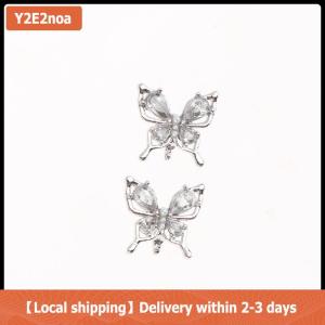 【Local shipping】 2pcs Rhinestone Decor For Clip On Earbuds Open Ear Decorative Zirconia Earphone Accessories Removeable DIY Earphone Decoration