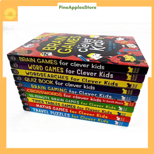 Bộ truyện Brain Games For Clever Kids 10 cuốn nhập khẩu