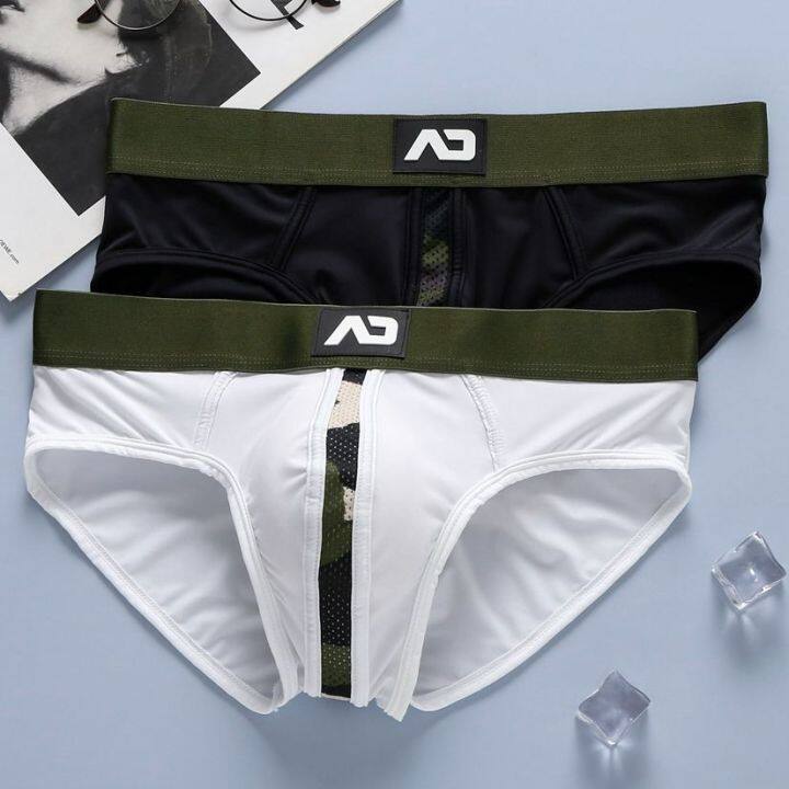 Addicted Men Air-Through Briefs Man Quality Basic Brief Underwear ...