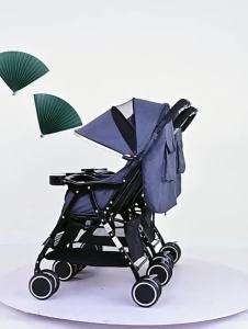 [Ready Stock] Foldable Twin Baby Stroller – 2-in-1 Lightweight & Easy Carry for Newborn & Infant Waterproof Easy Fold