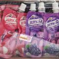 Ali Nata Drink Jery Q jelly drink 12pcs [Grape +Lychee/ Oren +Strawberry]. 