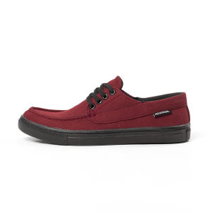 NAZ DRACO - Sepatu Sneakers Kanvas Pria NAZ Kasual Hitam Sol Dijahit Sepatu Kets Pria 100% LOKAL