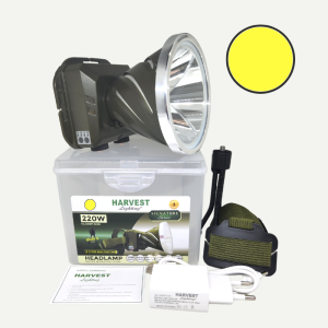 Headlamp 220W SIGN HARVEST LIGHTING Signature Series Senter Kelapa LED Lampu Emergency Camping Berburu Original Bergaransi