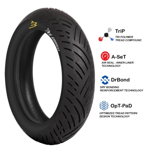 EUROGRIP Tubeless Tires for Aerox Nmax Xmax ADV PCX 160 Mio Beat Click