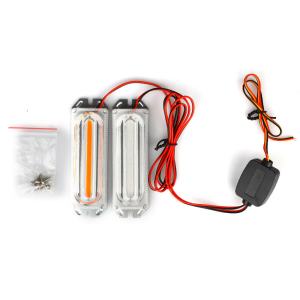 LD60 2pcs Motorcycle Signal lights Flashing light License plate light Warning taillight led sindicate beacon light Driving light 12V