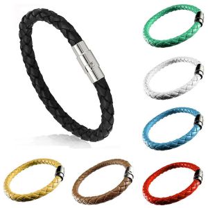 WARM HUT Trendy Simple Braided Women Men 1 Piece Gift Bracelet Fashion Accessories Jewelry ic Clasp
