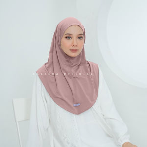 Hijab Bergo Non Pet Zana SIZE M Jilbab Instan Malay Non Pad Jersey Olahraga Daily By Kalishaofficial