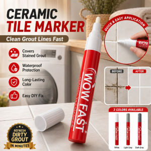 Tile Grout Pen Waterproof Quick Drying Grout Marker Tile Grout Reviver Pen Bathroom Kitchen Tile Floor Seam Repair
