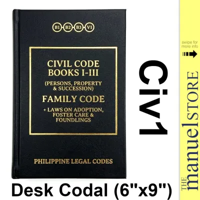 Notebook Codal (2025) - Civil Code of the Philippines Laws Family Sales Obligations Contract