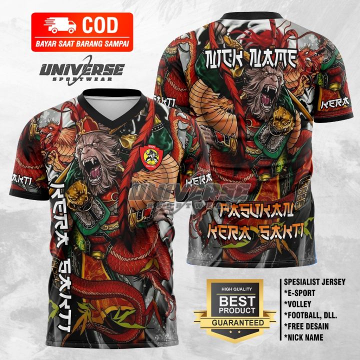 Fashion JERSEY PENCAK SILAT KERA SAKTI/IKSPI/BAJU KERA SAKTI IKSPI ...