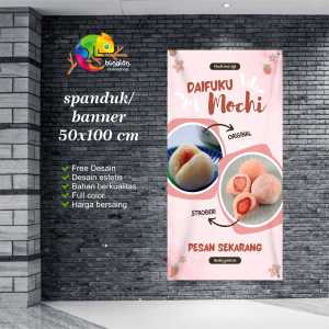 Cetak Spanduk Banner Daifuku Mochi