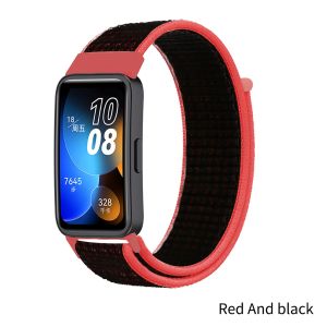 Nylon Loop for Huawei Band 10 Huawei Band 9 Strap Women Men Huawei Smartwatch Band 8/7 Sport Band Nylon Velcro  Adjustable Bracelet Replacement Wristband