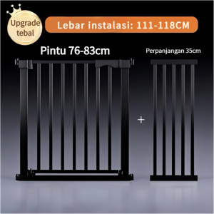Pagar Pengaman Pembatas Bayi Safety Gate Pintu Anak Tangga Kamar Mandi Anjing Pagar Pintu PaPaPet Mall