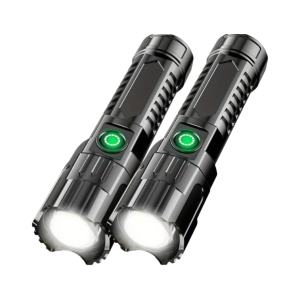 Mini Portable Zoomable Strong Light Flashlight for All Seasons Outdoor Sports Enthusiasts Adults Night Fishing Camping Waterproof Durable Longlasting Brightness