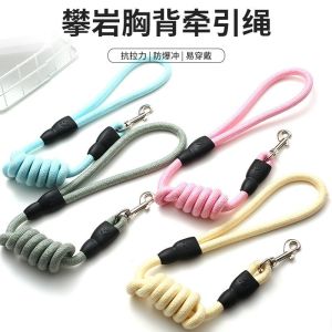 狗狗牵引绳遛狗绳狗链子小型犬泰迪猫咪牵引绳宠物胸背带可调节Dog leash dog walking leash dog chain small dog teddy cat leash pet chest strap adjustable