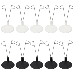 Pack of 5 Doll Display Stand Adjustable Support for 6 to 8 Inch Plush Dolls for Home Shop Window Display Use