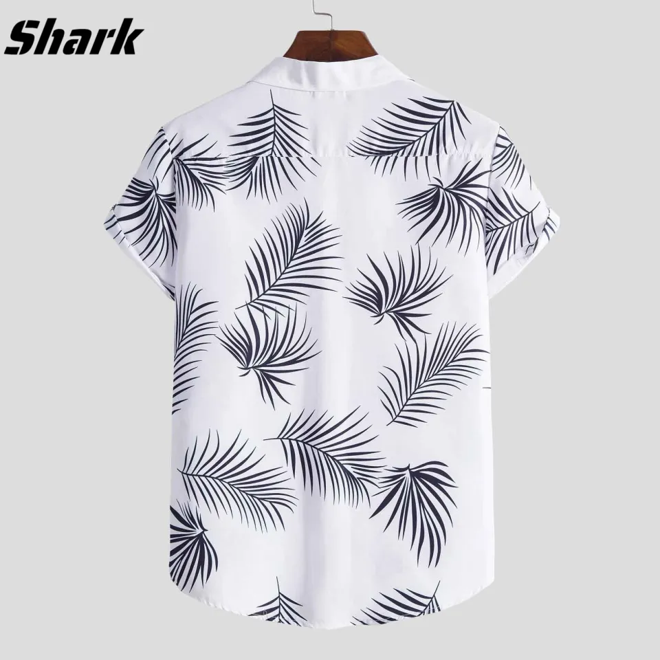 Fitted Hawaii White Tee, Men's Fashion, Tops & Sets, Tshirts & Polo Shirts  on Carousell