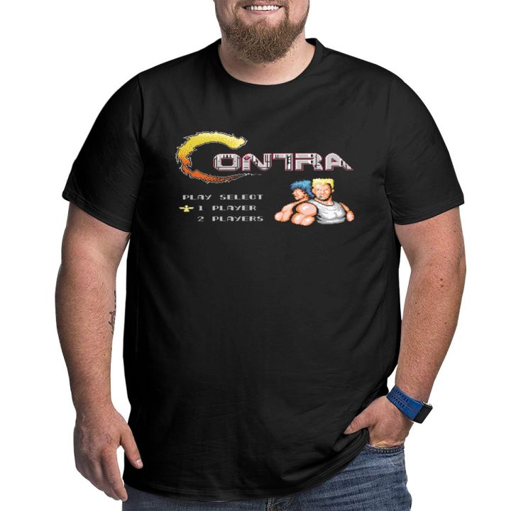 Oversized Tshirt Contra T Shirt Contra NES T-Shirts For Men Pure