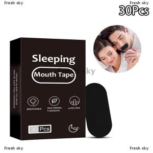 [COD] Fresh sky 30Pcs Anti Snoring Sleep Mouth Tape Best Breathing Nasal Strips Medical Grade Improved Sleeping Snoring Relief