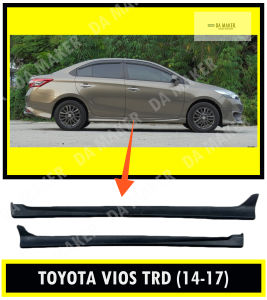 【Ready Stock】TOYOTA VIOS 2014 TRD SIDE SKIRT 2014 2015 2016 2017 2018 MATERIAL PU PUR