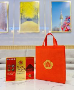 Tinh Dầu Thông Đỏ Chính Phủ Hàn Quốc Mugunghwa Jeoksong Hộp 180 viên