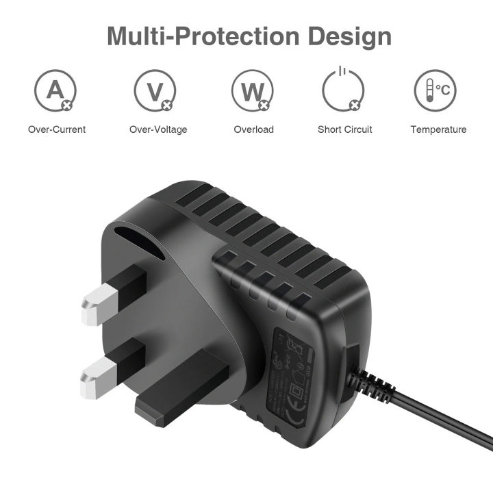 Lekato Wireless Guitar Effect Pedal Power Adapter Looper Guitarra Loop Station Power Supply Daisy Chain Cable Adapter 6 Ways 9V